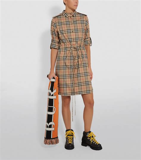 burberry dress with drawstring vintage check